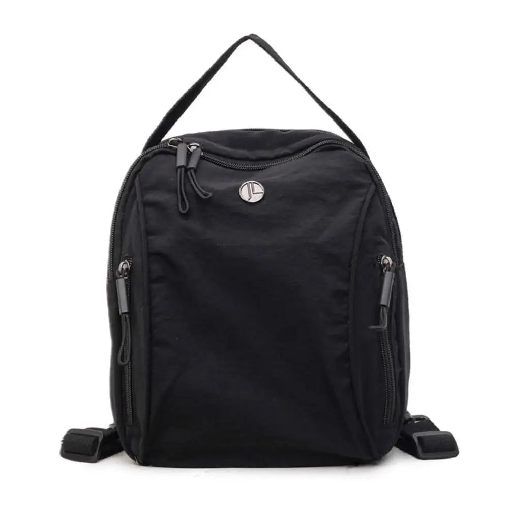Women's Crinkle Nylon Backpack – Lightweight Waterproof Crossbody
