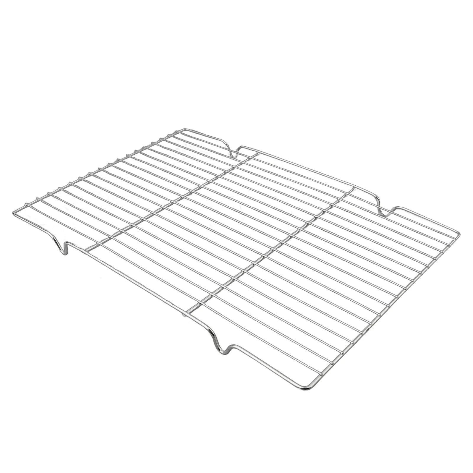 1pc Stainless Steel Mat Net Grid Shape Rectangle Grill Grilling Mesh Net BBQ Tools Picnic Outdoor Travel Barbecue Tool Accessory Oasis Select