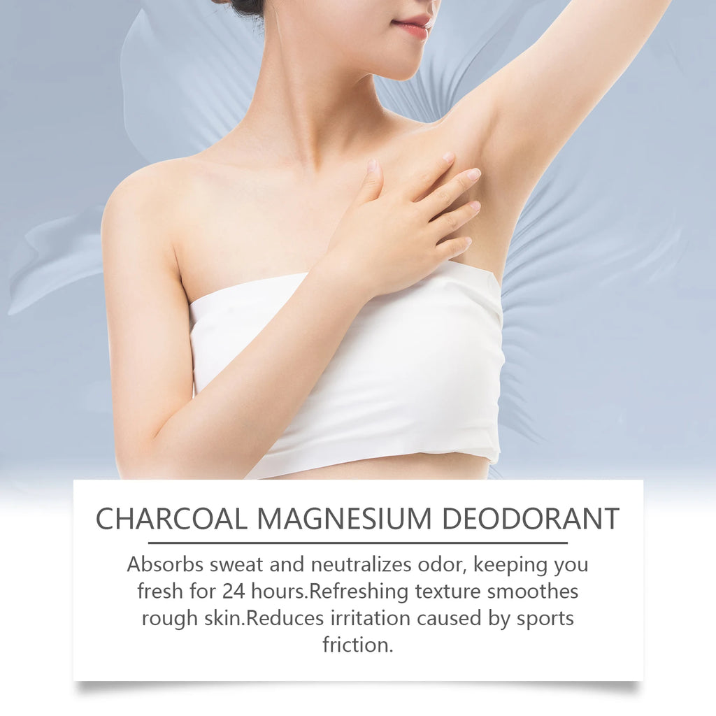 OceAura Charcoal Deodorant Stick – Unisex Underarm Freshness