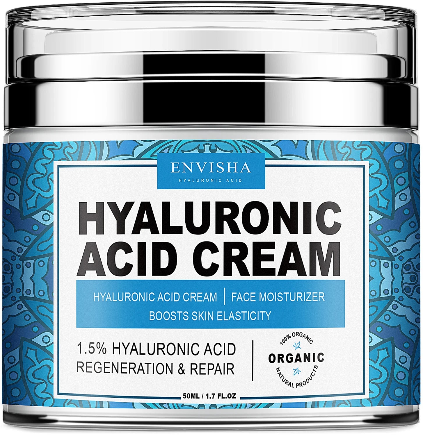 ENVISHA Face Cream – Collagen, Hyaluronic Acid & Retinol 50ml Face Moisturizer Cream Oasis Select hyaluronic acid