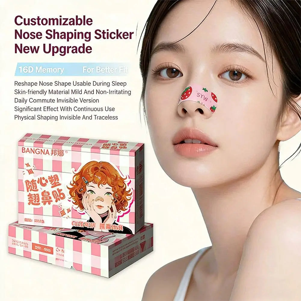 Reusable Nose Lift Strips 5/10PCS Nose Shaping Sticker Nose Up Lifting Tape For Nose Reshaping Contouring Cosmetic Tools Oasis Select