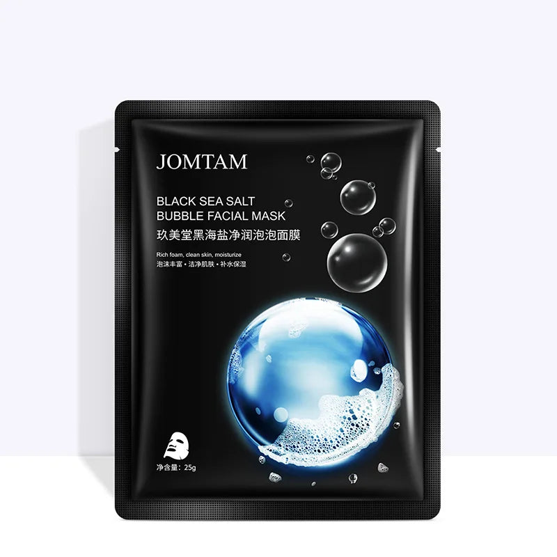Black Sea Salt Bubble Cleansing Foam Mask – Deep Pore Care Bubble Facial Mask Oasis Select
