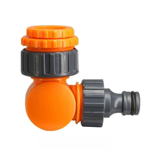Garden Hose Connector Faucet Adapter for 1/2" & 3/4" Hose Reel Cart Plastic Click-lock Quick ConnectionFor Watering Irrigation Oasis Select Orange