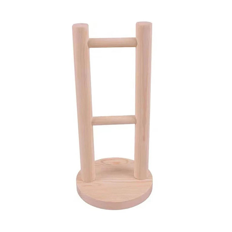 Solid Wood Headphone Stand, Headphone Headset Hanger Display Stand, Universal Noise Reduction Headphone Stand Wall Mount Oasis Select round bottom