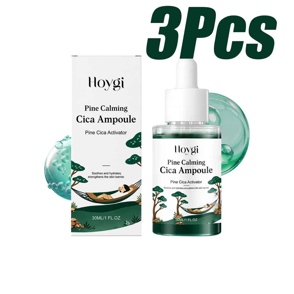 Hoygi Pine Cica Ampoule Serum – Hyaluronic Acid & Centella Face Serum Ampoule Oasis Select 3 x 30ml Boxed