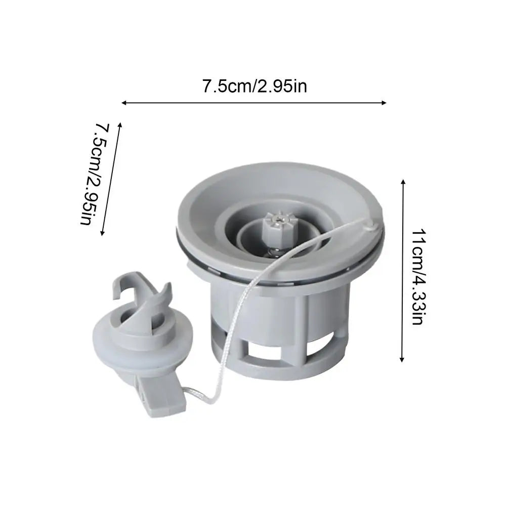 Inflatable Valves Air Mattress Plug 8-Hole Leak-proof Plug Canoe Kayak Accessories for Camping Tent Survival Ice Shore Lake Oasis Select Dark Grey