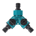 2 Way Garden Hose Splitter Garden Hose Connector with Faucet Watering Shut Off for Landscaping Flower Planting Irrigation Oasis Select B