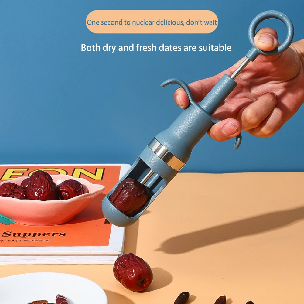 Cherry Olive Pitter & Fruit Core Remover – Stainless Steel Fruit Pitter Tool Oasis Select