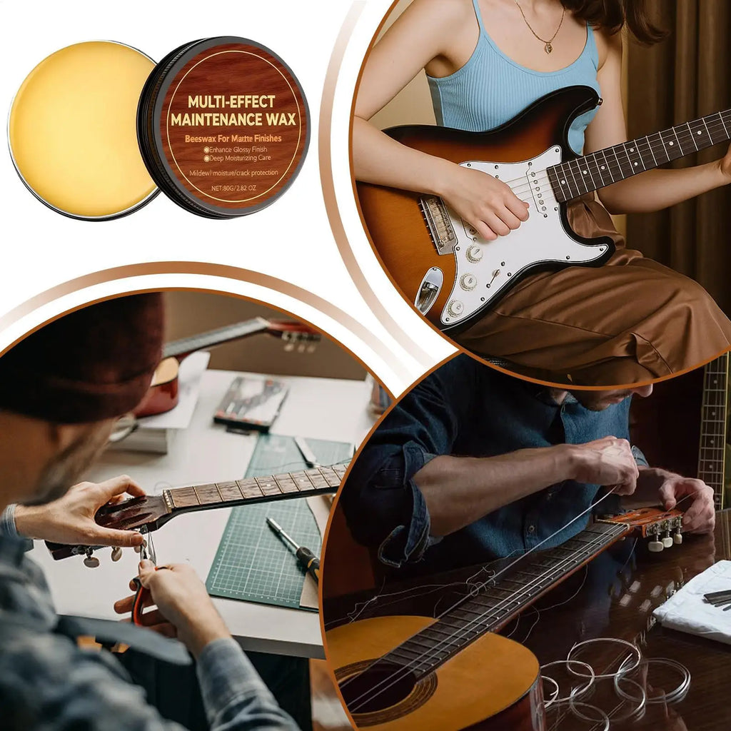 Guitar Polishing Wax For Violin Electric Guitar Wooden Instrument Maintenance Crack Prevention Protective Oil Anti-mold Cleaning Oasis Select