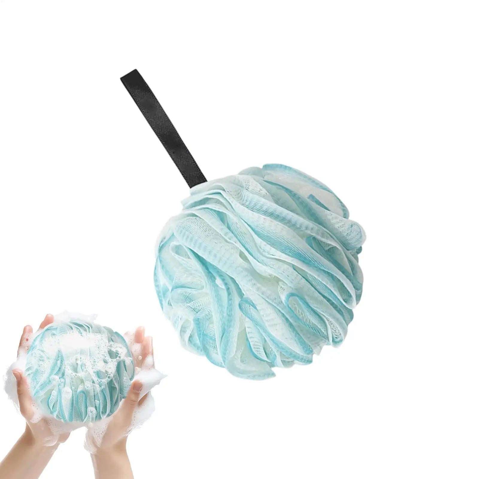 Bath Ball Rich Bubble Bath Towel Scrubber Body Cleaning Mesh Shower Wash Sponge Bathroom Shower Mesh Sponge Accessories Oasis Select