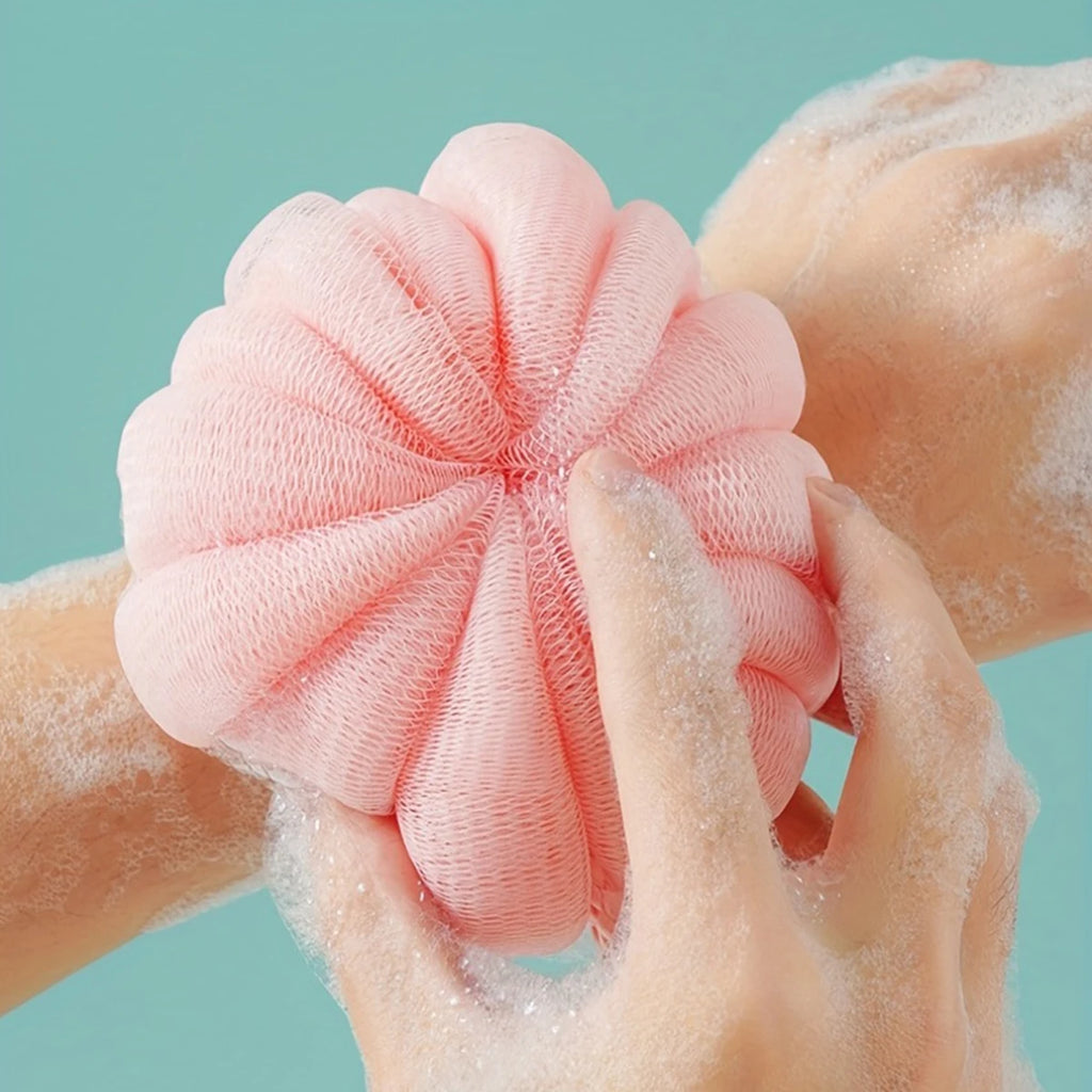 Cute And Soft Pumpkin Bath Ball Rubbing Bath Flower Oasis Select