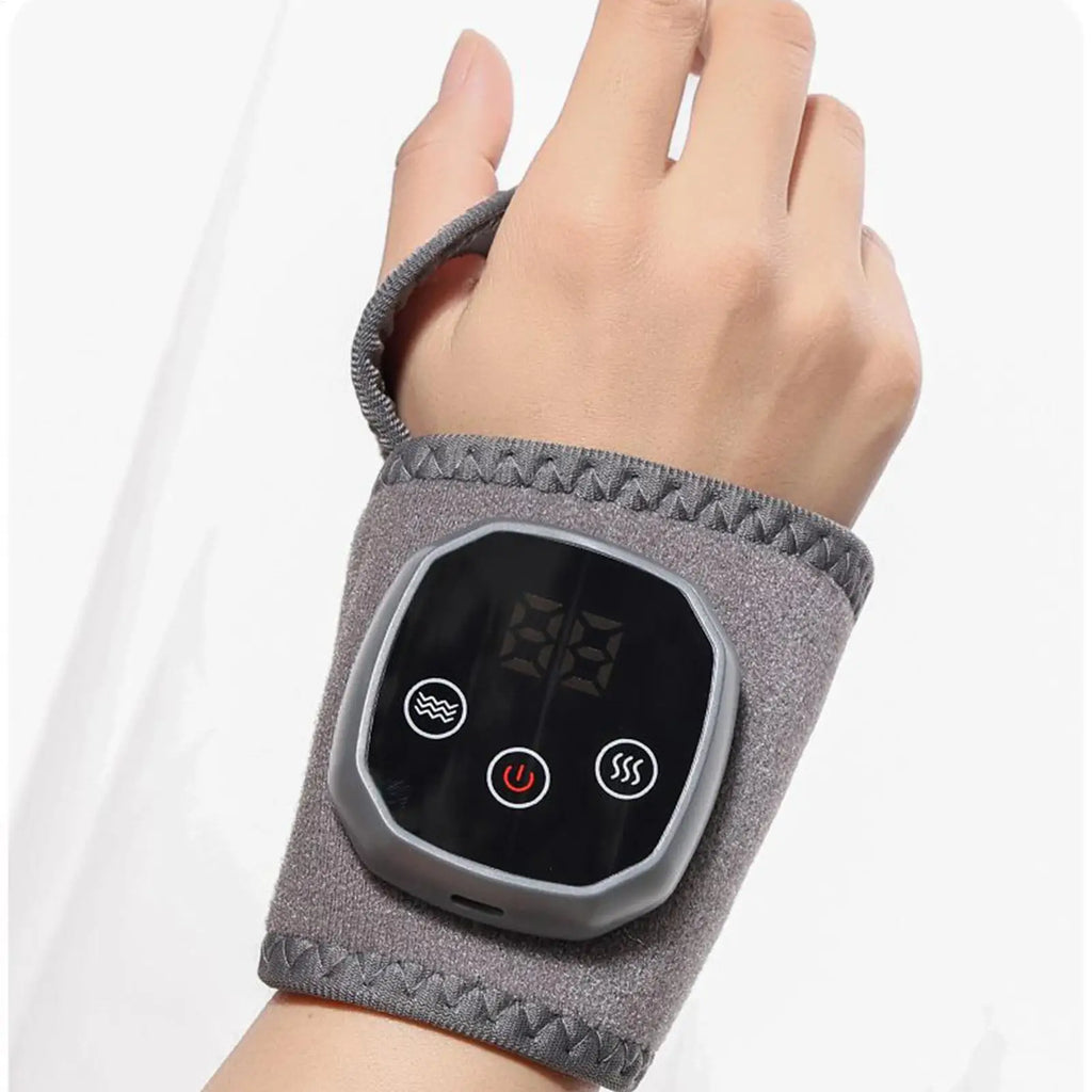 Foot Massager 4 Heat Levels Foot Ankle Massager Heating Warmer Wrap Pad Brace for Women Men Muscle Nerve Relief Calf Knee Spa Oasis Select