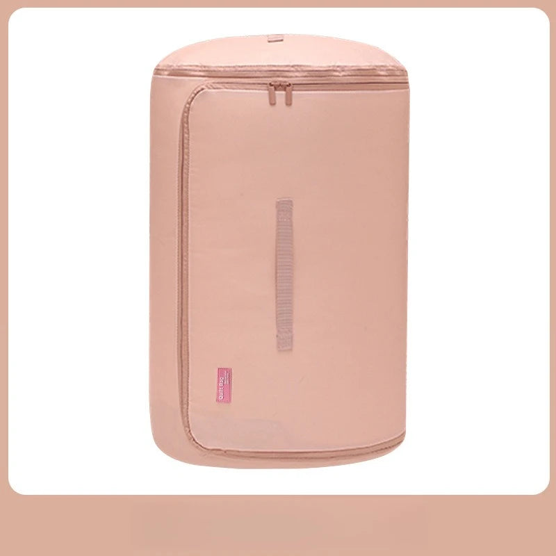 Quilt Blanket Storage Bag Compression Dustproof Large Capacity Clothing Organizer Storage Bag Wardrobe Organizers Moving Packing Oasis Select pink L