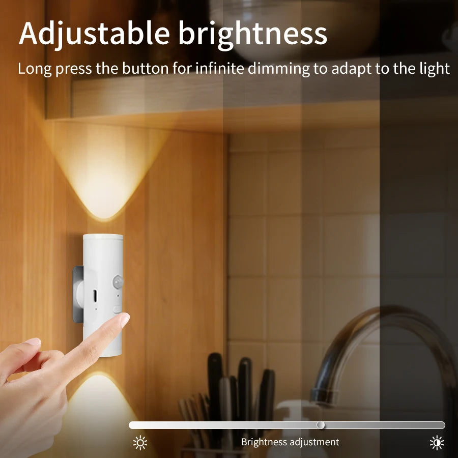 Motion Sensor LED Wall Light – Rechargeable 3-Color Spotlight LED Wall Light Oasis Select