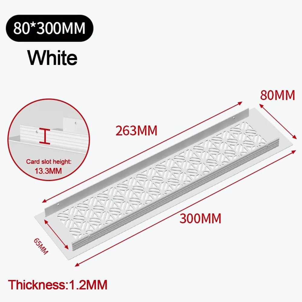 Aluminum Louver Air Vent Grille Cover 50/80mm – Cabinet & Wardrobe