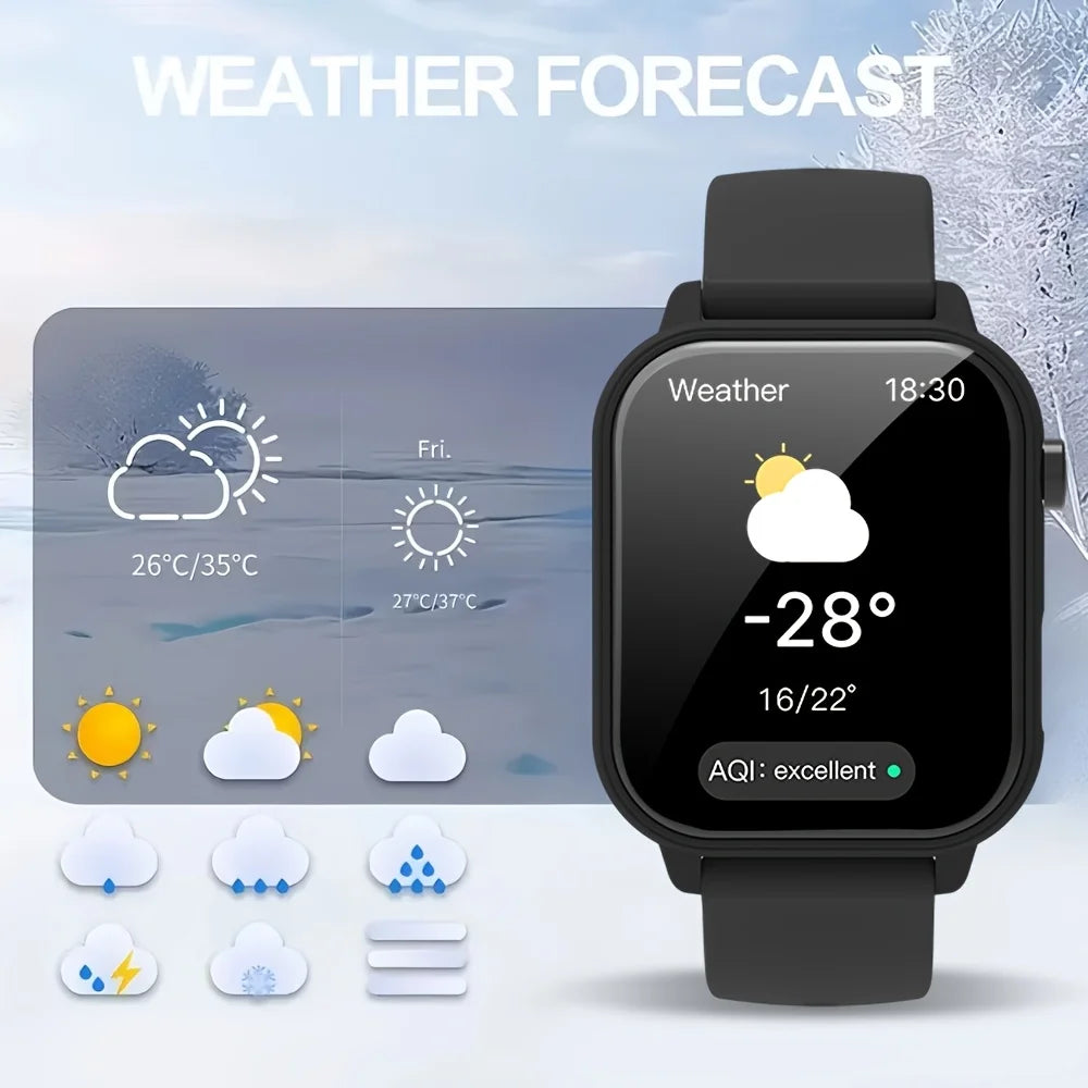 ERUN 1.83" Full-Touch Smartwatch | Fitness Tracker & Alexa