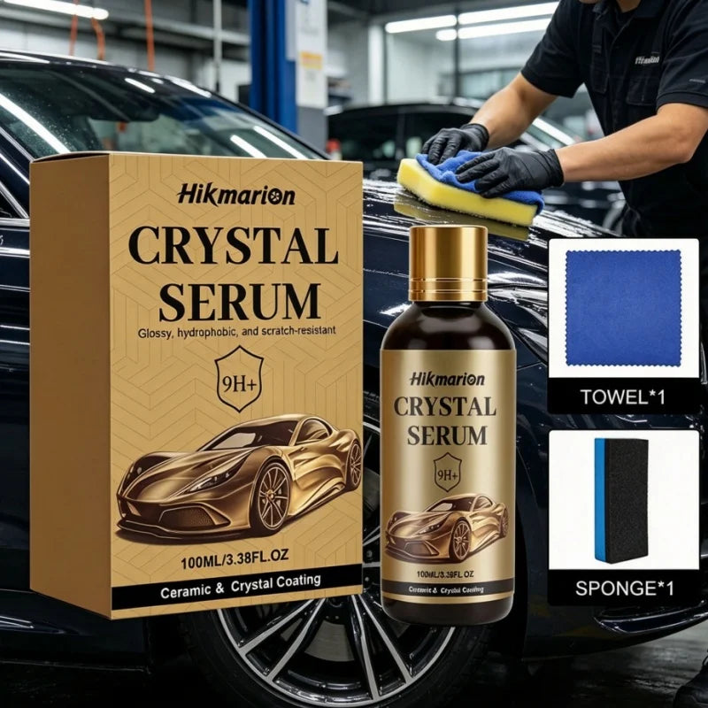 9H+ Ceramic Coating Car Paint Sealant – Hydrophobic Nano Wax