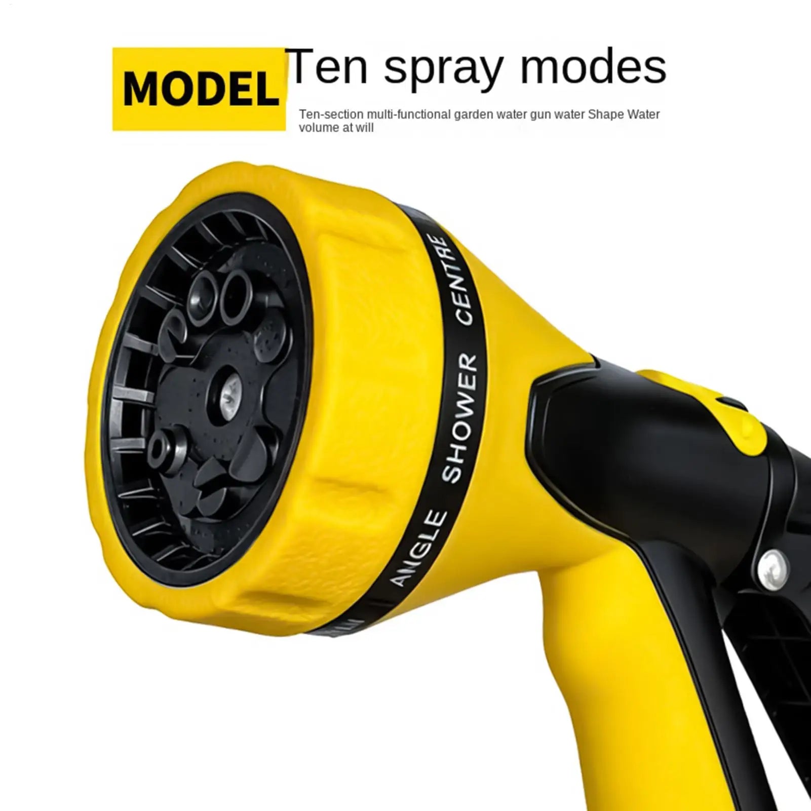 Garden Water Gun Sprinkler nozzle Adjustable Garden High-Pressure Car Washing Water Gun for Car Washing And Pet Cleaning Tools Oasis Select
