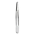 Stainless Steel Slant Tweezers for Eyebrows, Facial Hair, Ingrown Hair Removal, Slant and Point Tip Tweezers for Women and Men Oasis Select B