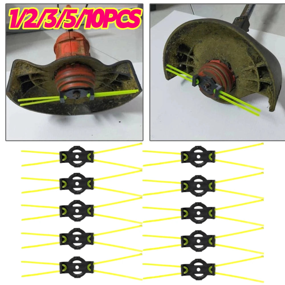 Wear-Resistant Grass Rope Mower Head Replacement – 1–10 Pack
