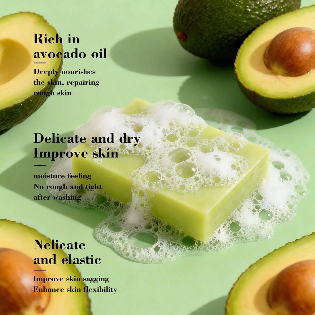 Organic Avocado Extract Soap – Hydrating Brightening Body Bar Handmade Soap Bar Oasis Select