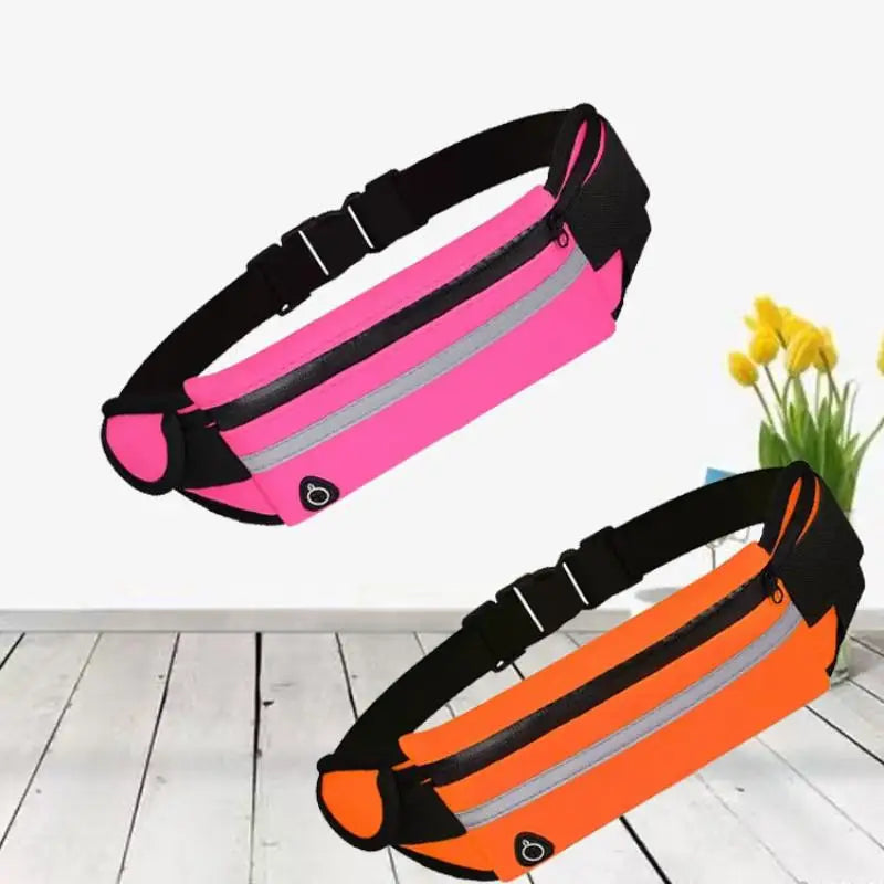 1Pc New Waterproof Sports Waist Bag, Close-Fit Fanny Pack Multifunctional Portable Pouch for Running Cycling Oasis Select