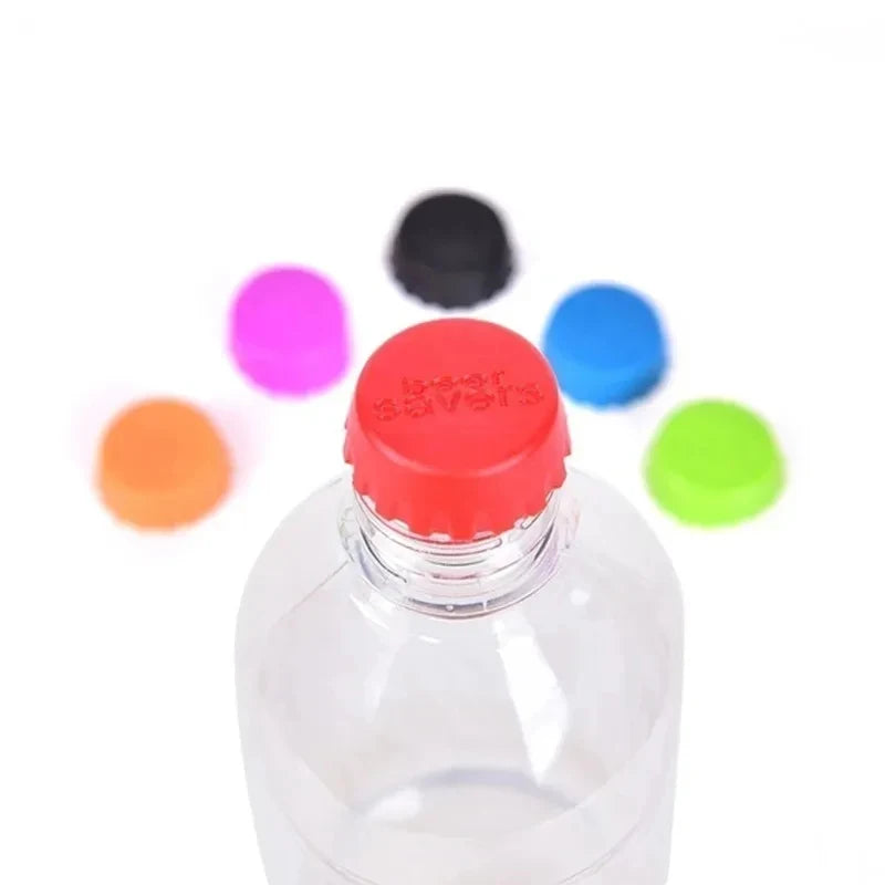 1/42Pcs Creative Silicone Beer Bottle Cap Preservative Cover Bottle Cover Vinegar Soy Corktail Lid Wine Savers Bar Accessories Oasis Select