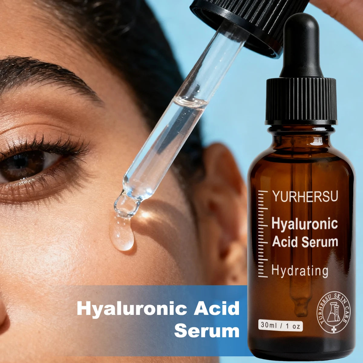 3% Hyaluronic Acid Face Serum 1oz – Hydrating & Plumping Hyaluronic Acid Serum Oasis Select