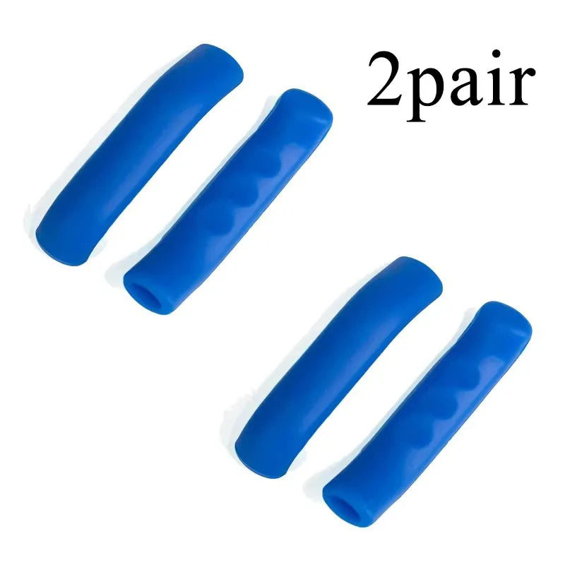 1 2 5pairs Bicycle Brake Handle Cover Silicone MTB Grip Gloves Anti