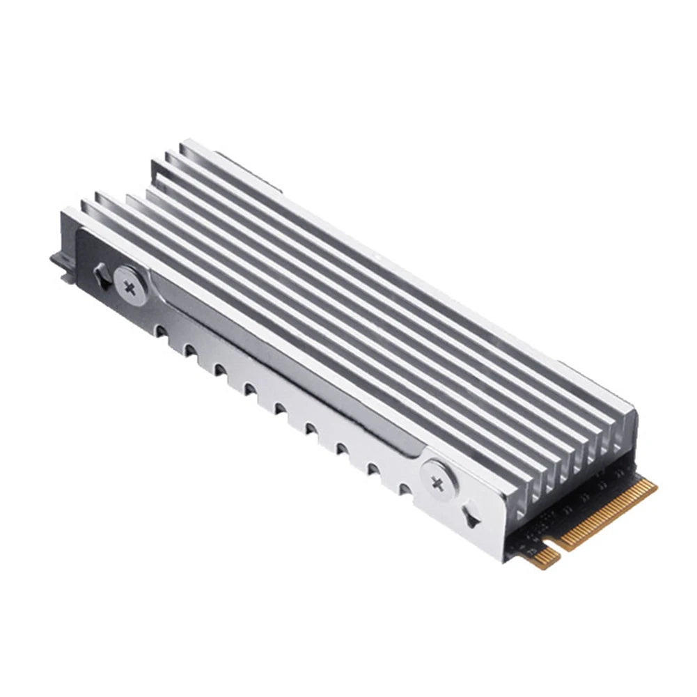 M.2 2280 NGFF/NVME SSD Heatsink Aluminum Heatsink with Silicone Thermal Pad Solid State Drive Radiator PC Accessories Oasis Select C Silver China Mainland
