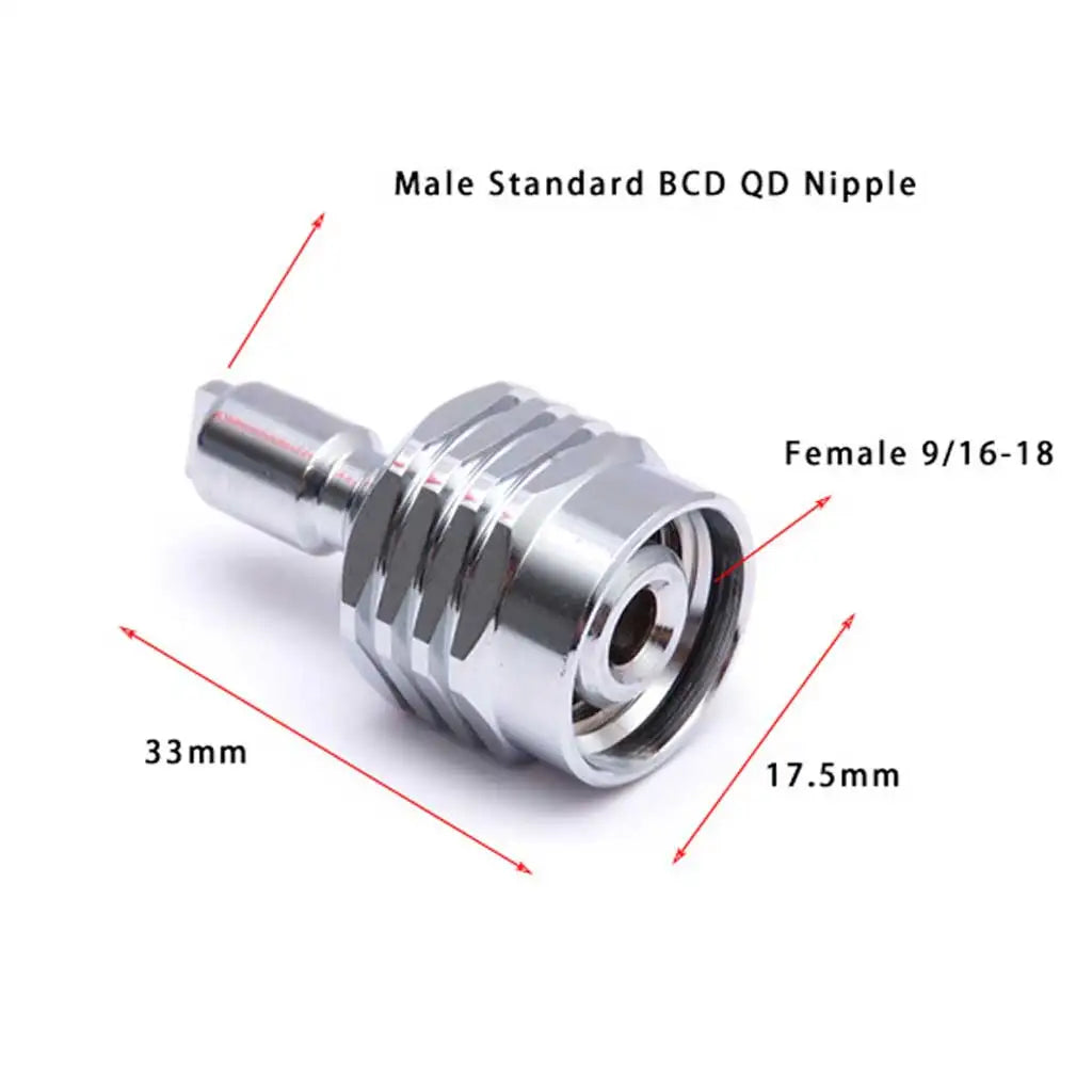 Scuba Diving Connector For Regulator Male To Female Parts Quick Release Standard BC Adapter Oasis Select
