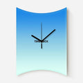 Time Box Modern Creative Living Room Wall Clock Simple Bedroom Decoration Perforated Silent Clock Clocks Wall Home Decor Oasis Select SKY BLUE 25 34CM