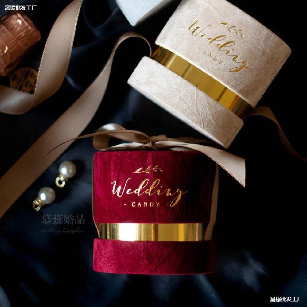 Velvet Candy Box Reusable Gift Box Packaging Wedding Candy Box Versatile Ins Gift Bag For Festival Home Decor Jewelry Storage Oasis Select