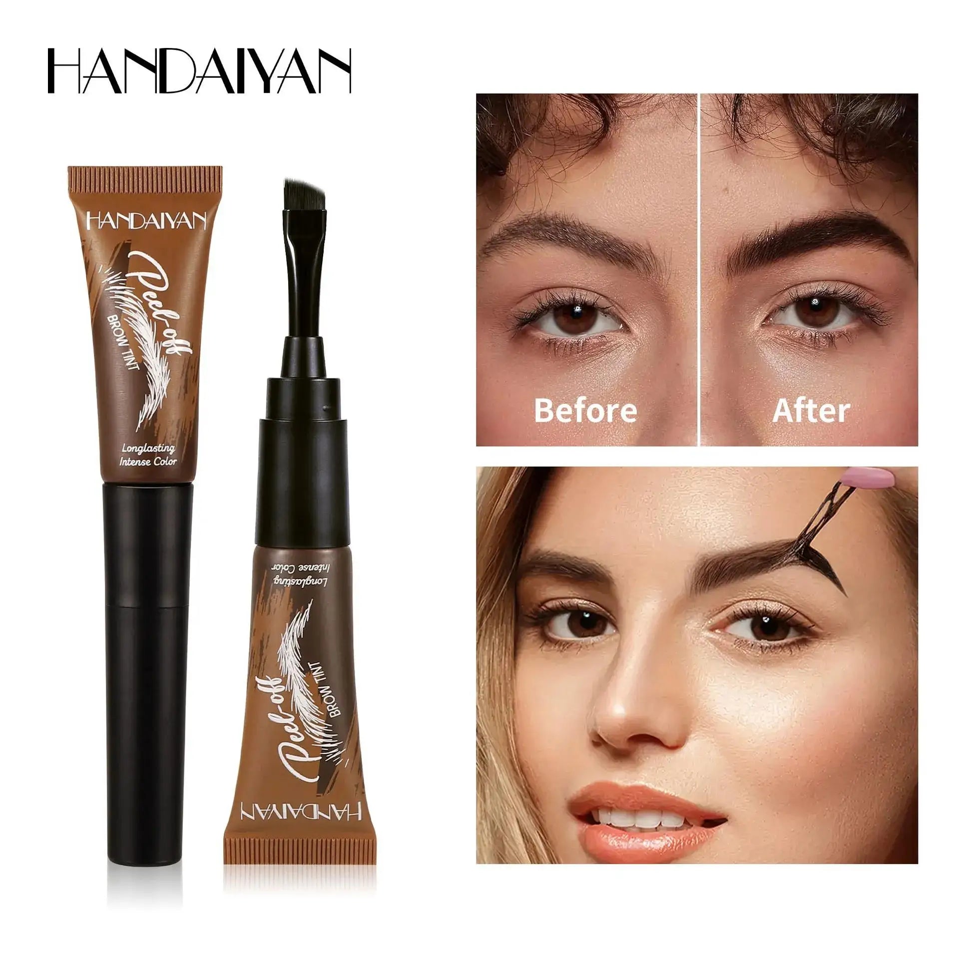 Handaiyan Peel-Off Brow Tint Gel – Waterproof & Long-Lasting Eyebrow Tint Gel Oasis Select