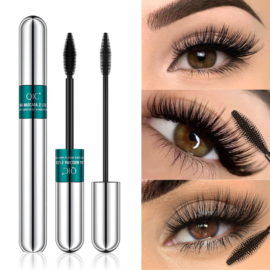 QIC Silk Fiber Mascara – Waterproof, Lengthening & Curling