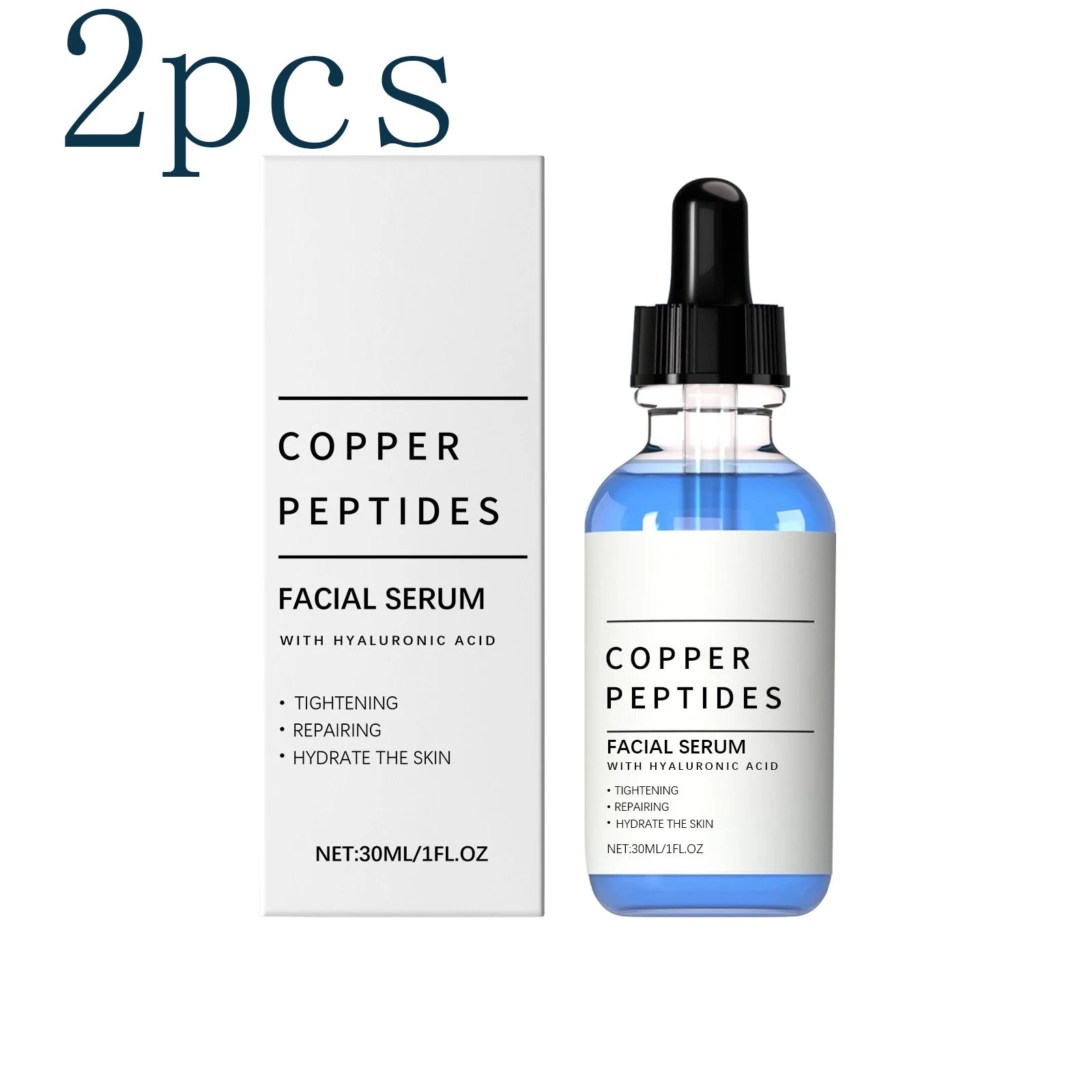 Hyaluronic Acid Moisturizing Essence Nourishes and hydrates skin gently, boosts radiance effectively, for daily facial care Oasis Select 2pcs