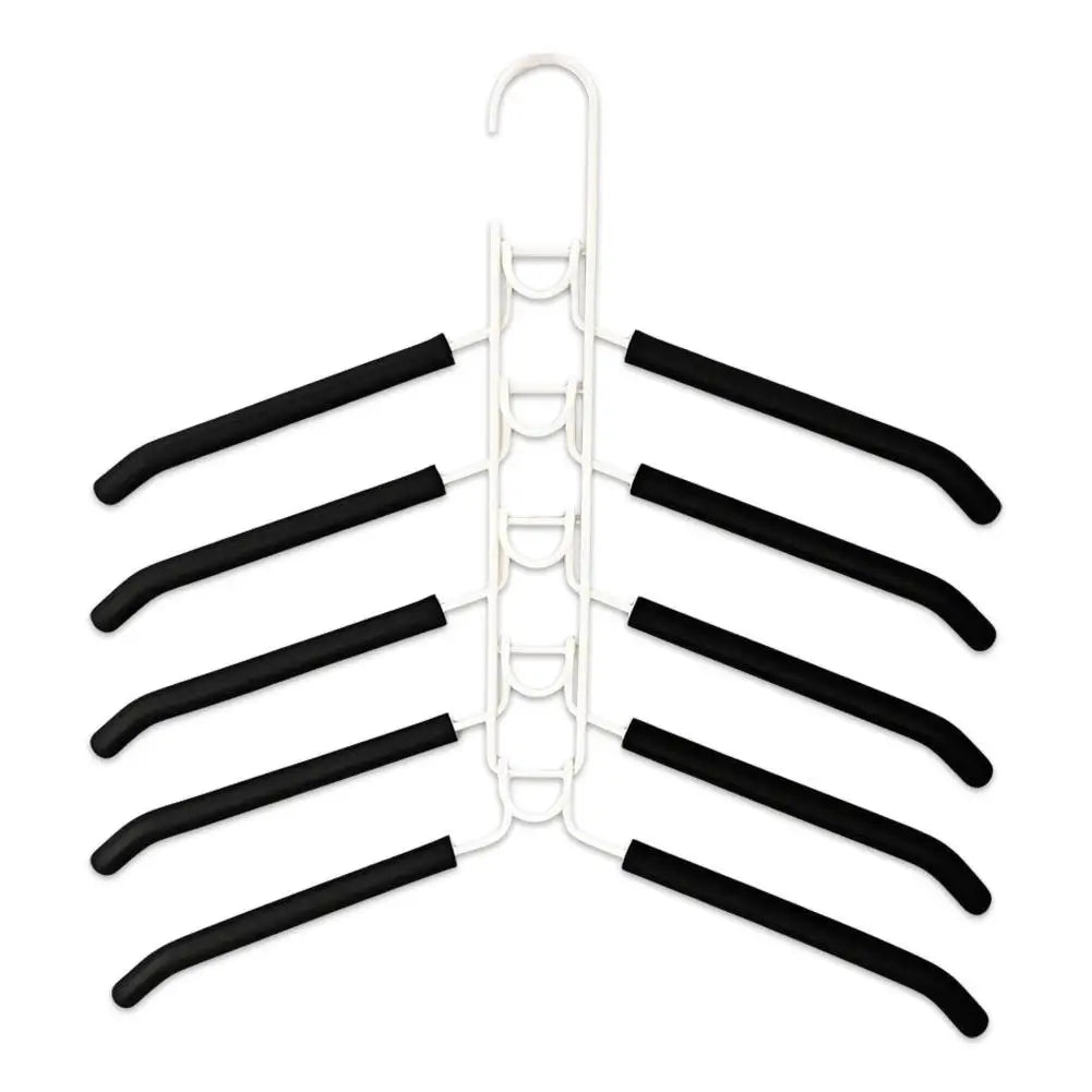 5-in-1 Folding Clothes Hanger – Space Saving Closet Organizer
