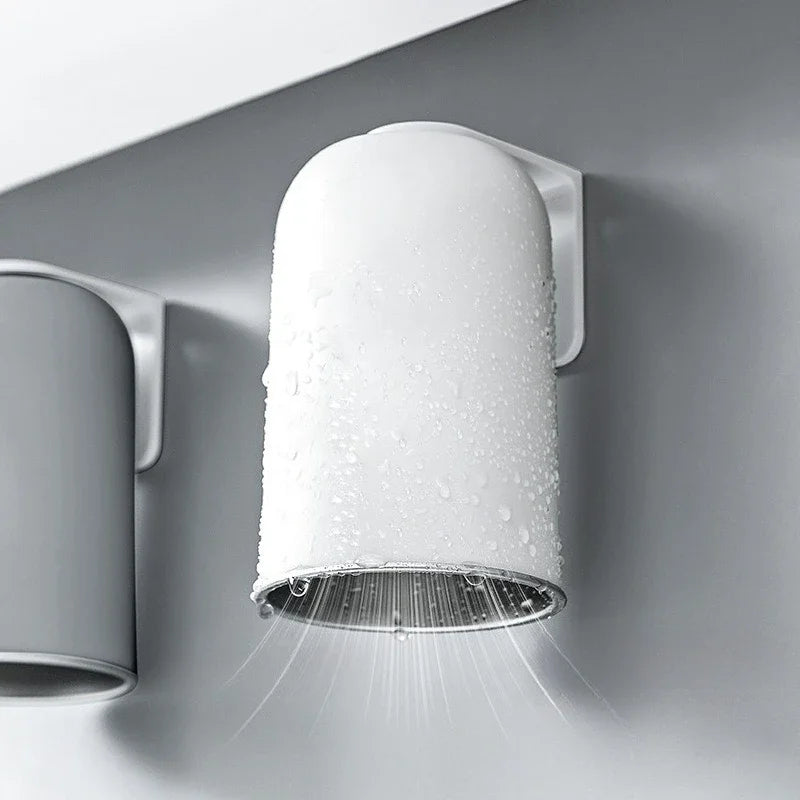 Magnetic Mouthwash Cup 304 Stainless Steel Tooth Brushing Cup Wall Mounted No Punching Household Water Cup Large Capacity New Oasis Select