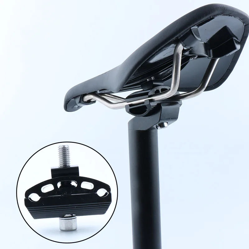Practical Replacement Useful Seat Tube Chuck Cycling Single Nail Clamp Saddle Seatpost Spare Adapter Aluminum alloy Oasis Select