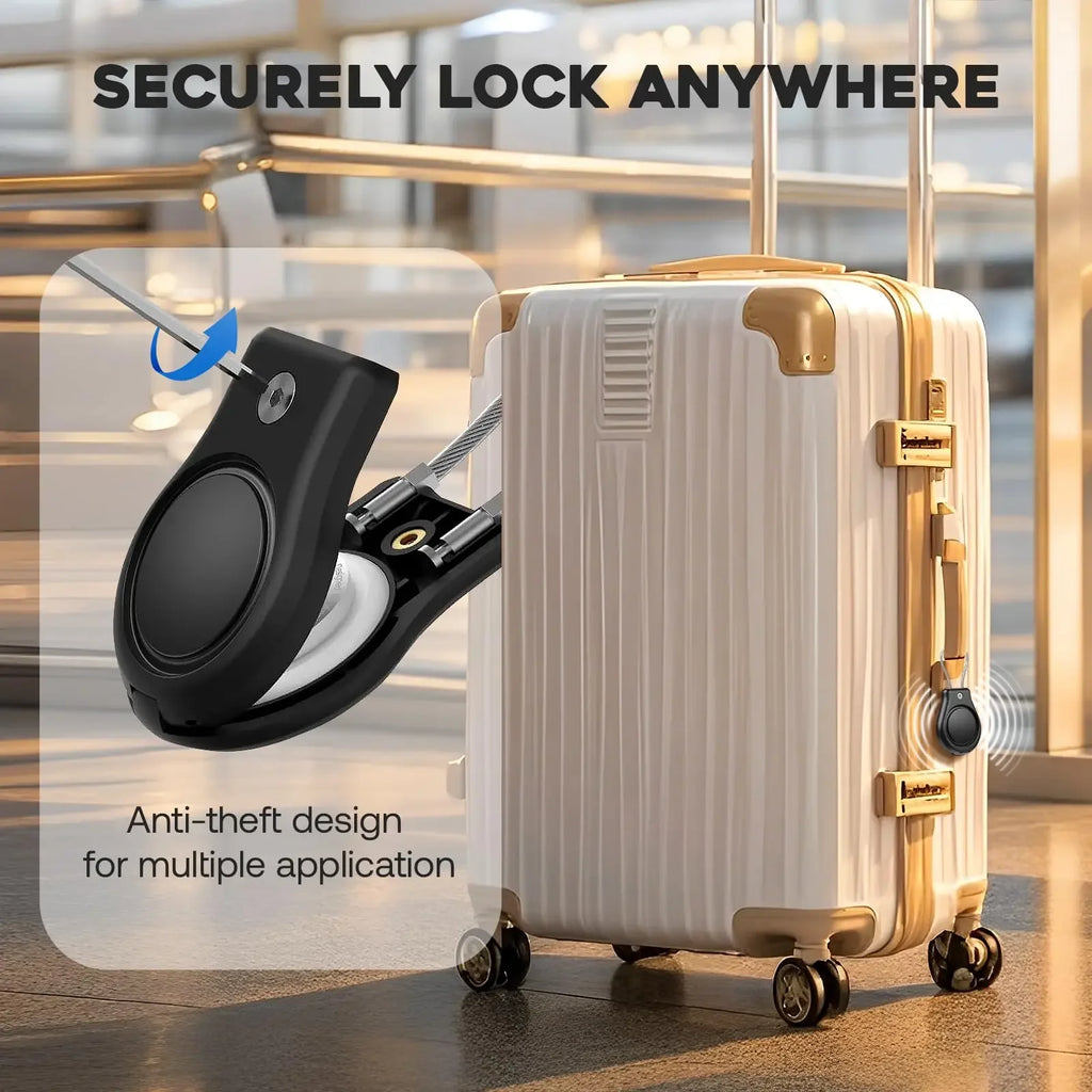 Waterproof Apple AirTag Case with Steel Cable Keychain Holder AirTag Protective Case Oasis Select