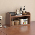 Multi-functional Cup holder storage Shelf dust-proof water cup tea cup coffee cup side cabinet storage Oasis Select Walnut 2A