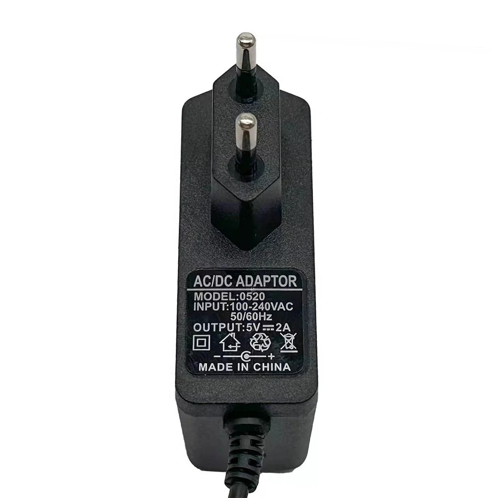 100-240V AC Converter Adapter DC 5V 2A 2000mA Power Supply EU Type 5.5mmx2.1mm For Level Gauge Oasis Select