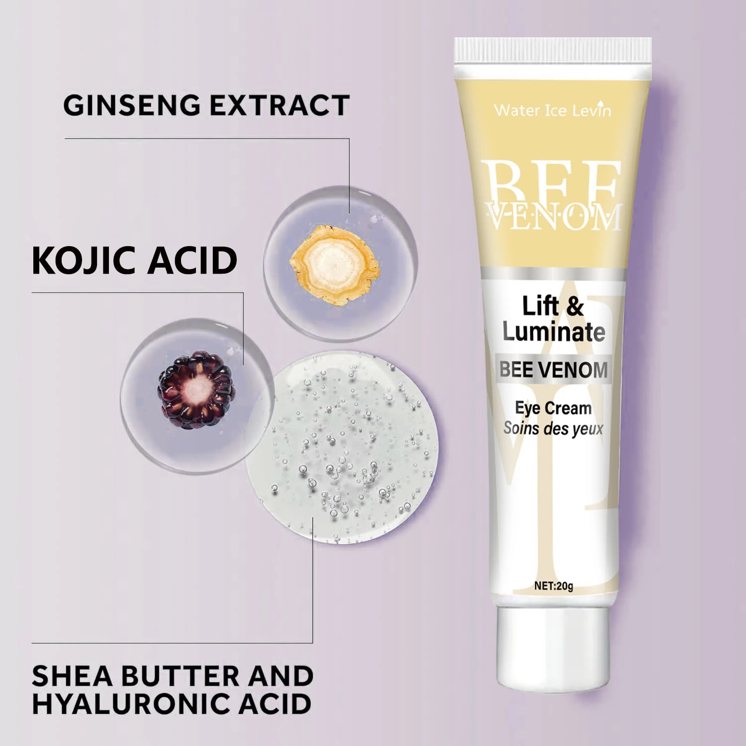 Bee Venom Eye Cream 20g – Dark Circles & Anti-Aging Eye Cream Oasis Select