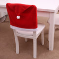 New Christmas Chair Cover Chair Cover Red Wedding Meeting Flannel Chair Cover Restaurant Hotel Dining Table Decoration Oasis Select O1-13
