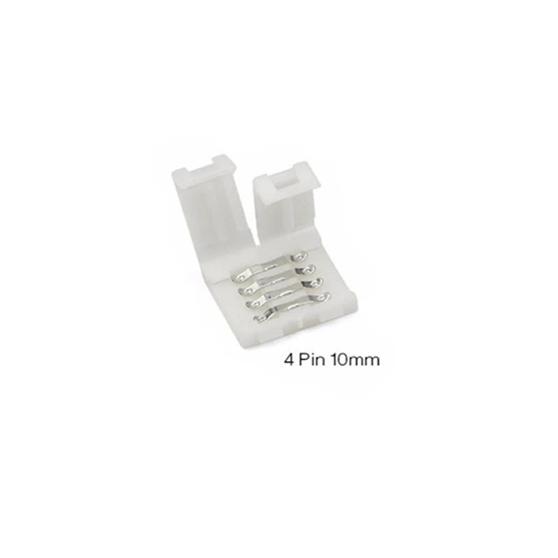 5PCS 10PCS 2Pin 4Pin 8mm 10mm LED Strips Lights Connector Splice Clip For 2835 3528 5050 5630 LED Strip Lamps Bar Connector Oasis Select 4Pin 10mm 5PCS 2 Pin