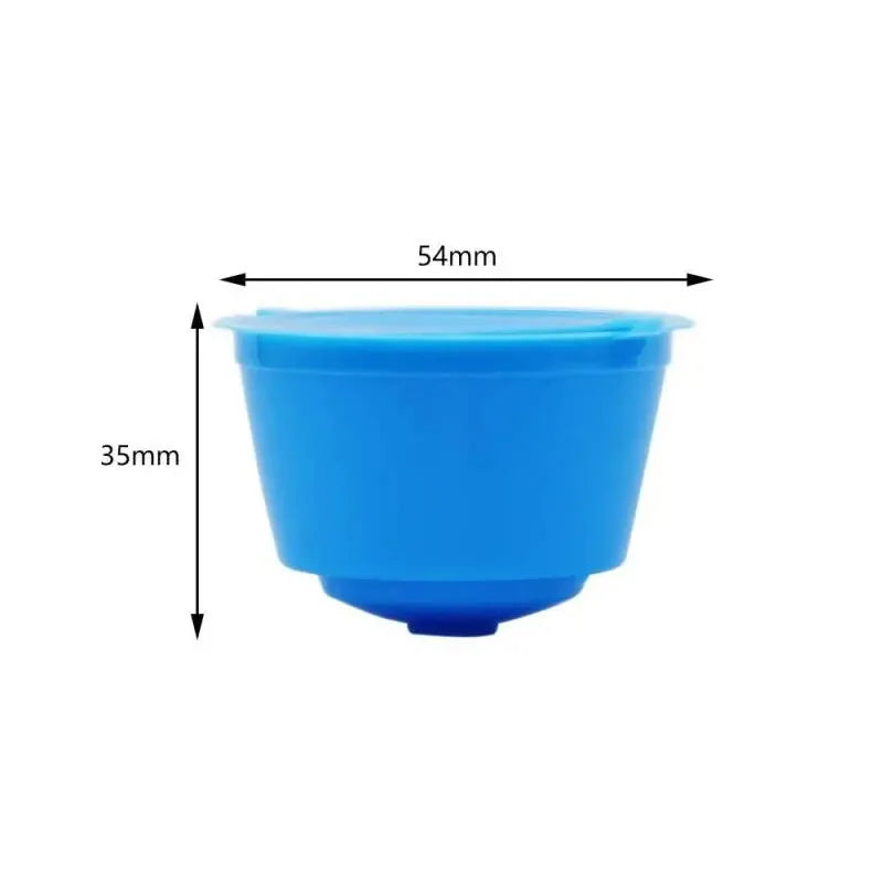 4pcs/Set Reusable Coffee Capsule Filter Cup for Nescafe Refillable Dolce Gusto Coffee Accessories Filter with Spoon Cafe Capsula Oasis Select