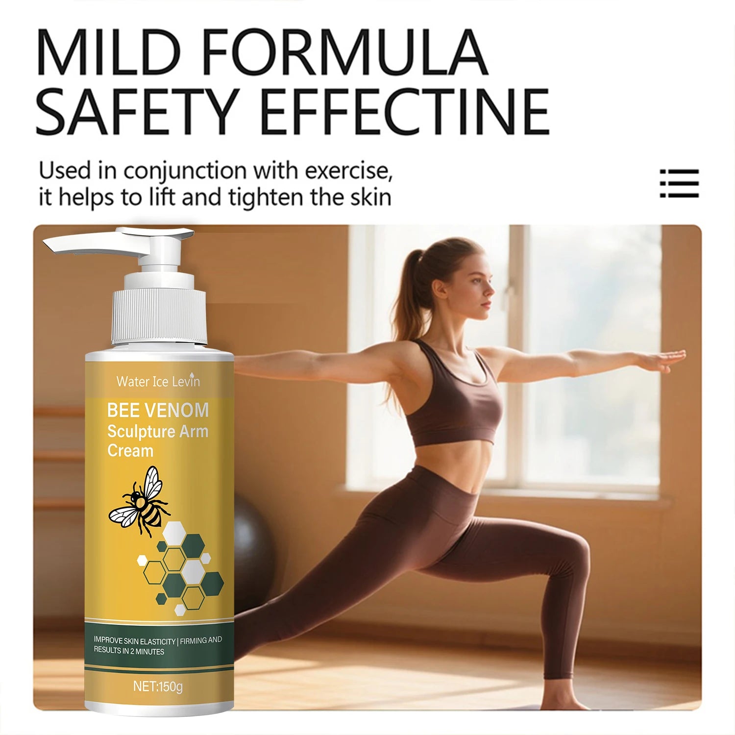 Bee Venom Firming Arm Cream – Turmeric & Coconut Oil 150g Body Firming Cream Oasis Select