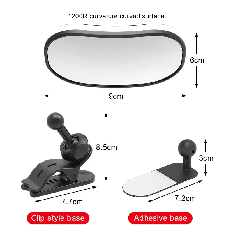 360° Baby Car Mirror – Wide View Rear Seat Safety Mirror