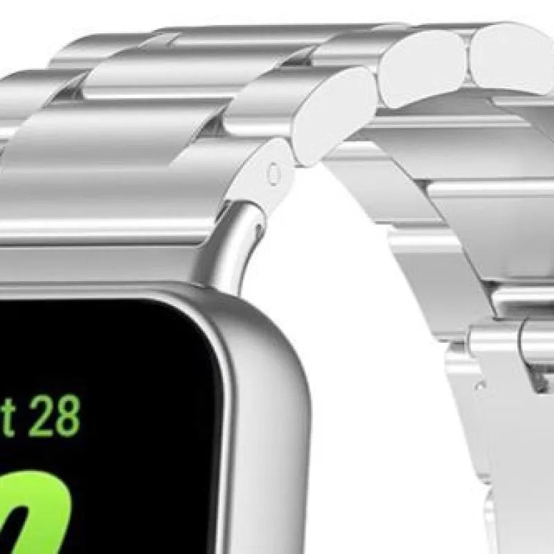 Stainless Steel Metal Strap Adjustable Replacement Watch Band Quick Release Watch Strap for Samsung Galaxy Fit 3 SM-R390 Strap Oasis Select