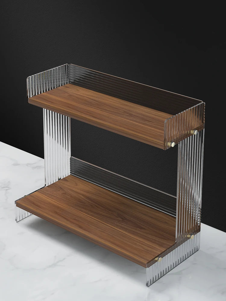 Bathroom Vanity Shelf Cosmetics Shelf Bathroom Vanity Skincare Desktop Storage Box Bathroom Organizer Oasis Select